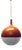 Vintage Space Age Orange Väster Pendant Light by Knut Hagberg for Ikea, Sweden For Sale