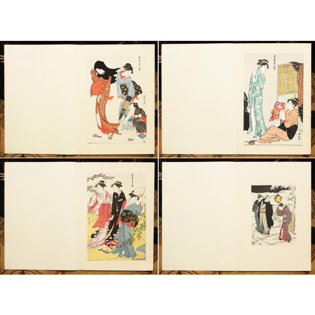 Rare XL 1964 Kiyonaga, First Edition Collection of 24 Masterpieces in an Original Case and Box For Sale - Image 14 of 18