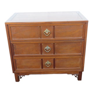 American of Martinsville Hollywood Regency Large Nightstand Small Dresser For Sale