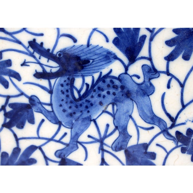 Late 18th Century Delft Blue & White Charger For Sale - Image 4 of 6