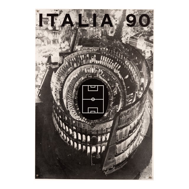 Italia 90 Poster by Alberto Burri, 1990 For Sale