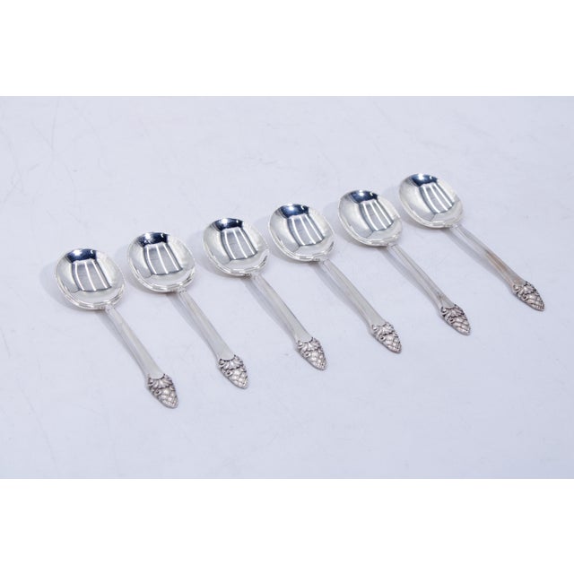 Vintage Gorham Sterling Manufactured 37 Piece Silverware Set With Box For Sale - Image 10 of 17