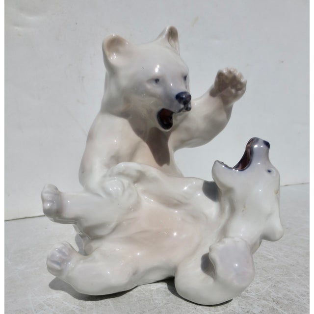Royal Copenhagen Porcelain Bear Cubs 60s-70s For Sale - Image 9 of 9