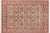 Textile Shabby Chic Pak-Persian Green/Rust Wool Rug - 9'0'' X 12'0'' For Sale - Image 7 of 9