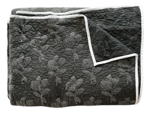 Midnight Bloom Queen Quilt
