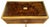 Victorian 19th Century Victorian Burr Walnut & Brass Campaign Writing Slope W/Fully Intact Secret Drawers For Sale - Image 3 of 15