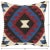 Tribal Turkish Rosette Hand Woven Kilim Throw Pillow For Sale - Image 4 of 5