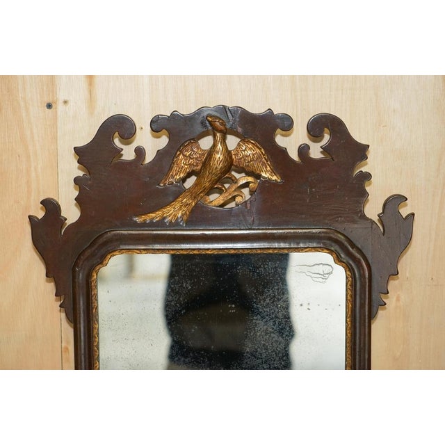 18th Century Georgian Style Mirror in Giltwood, 1880s For Sale - Image 3 of 18