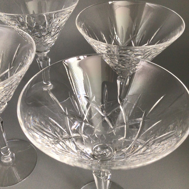 Gorham Lady Ann Cut Crystal Martini Glasses Set of 4 Chairish