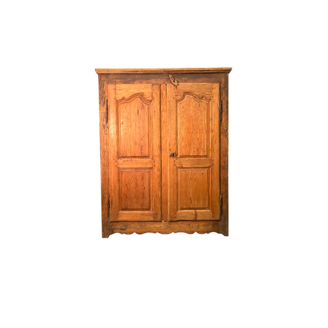 Antique Fir Wardrobe, 1800s For Sale - Image 4 of 4