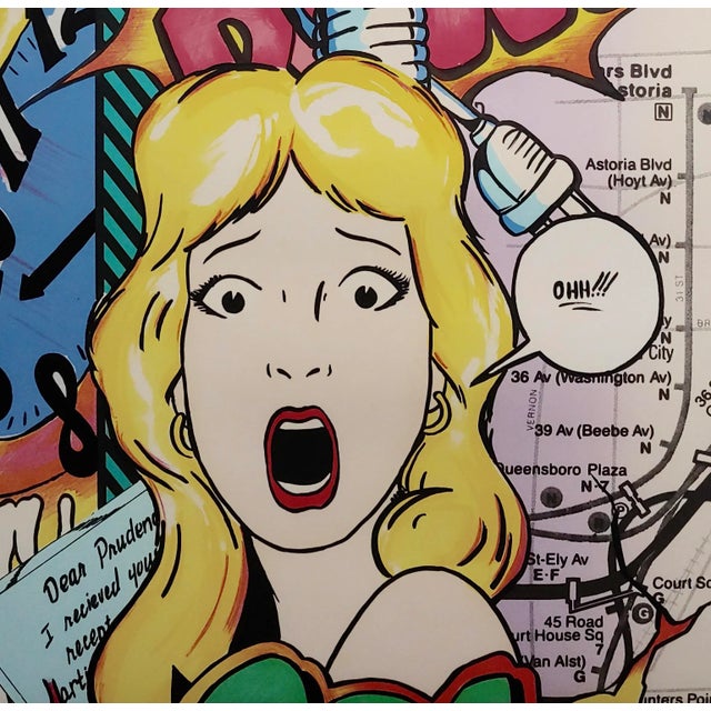 1980s Crash John Matos -Dear Prudence - Pop Art -1989 Serigraph-Pencil Signed For Sale - Image 5 of 10