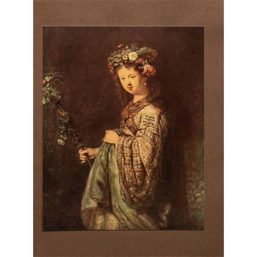 Poster Panoramico Artery8 Rembrandt Flora - 8 Pannelli In Carta Satinata - Dimensioni 119x84 Cm - 4