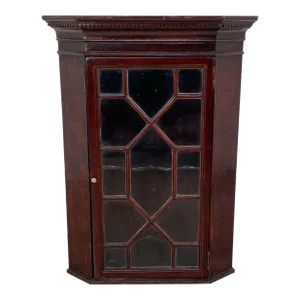 Small Georgian Corner Cabinet in Mahogany, Circa 1830