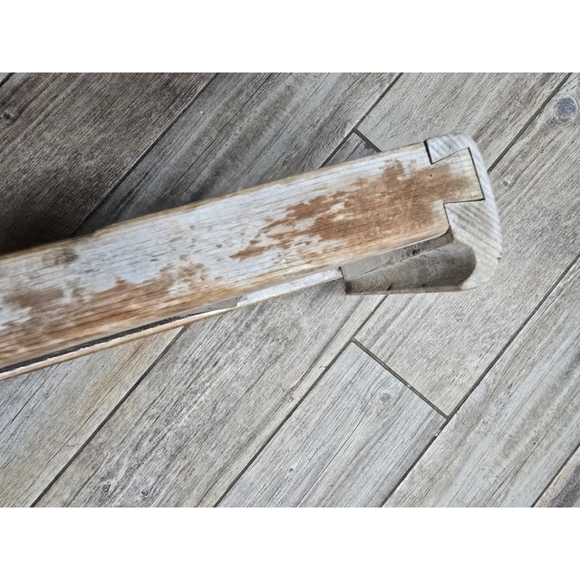 Farmhouse Antique Howard Woodenware Washboard With Dovetail Joinery For Sale - Image 3 of 12
