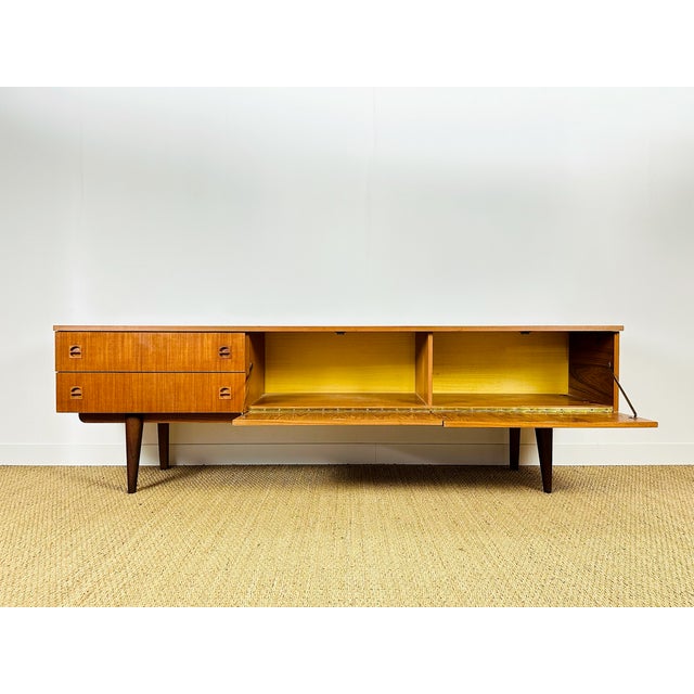 Scandinavian Sideboard in Teak, 1960 For Sale - Image 6 of 18