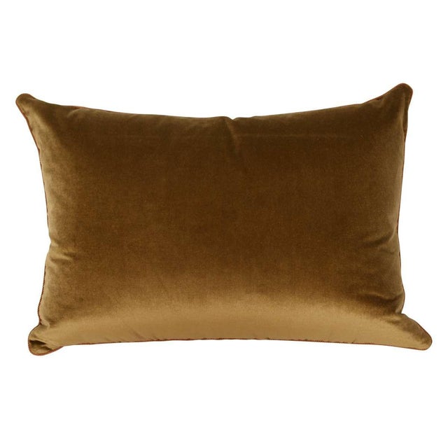 Baroque Hand Stitched Needlepoint Pillow With Animal Motif For Sale - Image 3 of 4