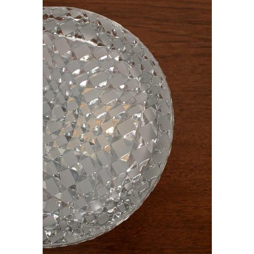 Vintage Ceiling Lamp in Geometric Glass For Sale - Image 9 of 14