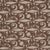 Schumacher Tarot Hand Block Fabric In Brown For Sale