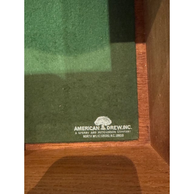 Wood Vintage American Drew Bar Table For Sale - Image 7 of 7