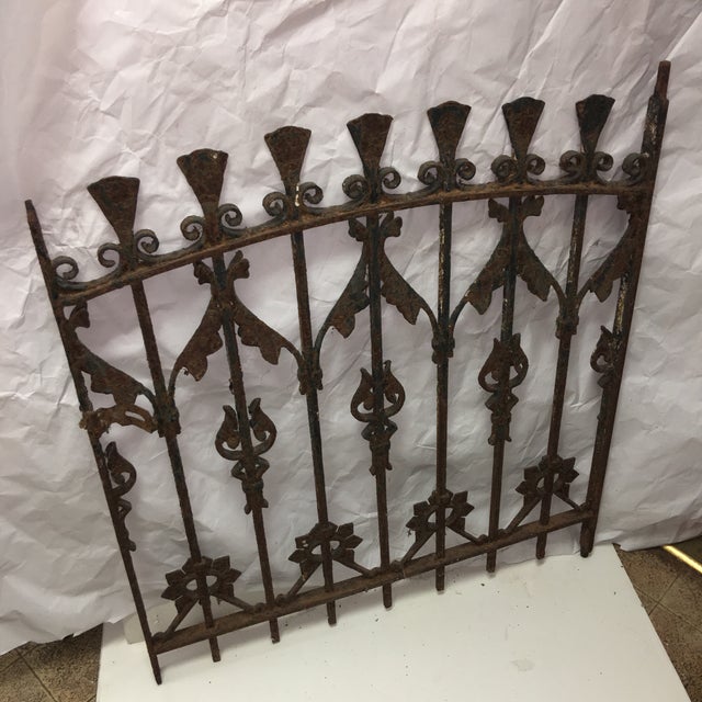 Philadelphia Eastlake Wrought Iron Gate Chairish