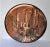Wall Plate Egyptian Revival Copper Etching of Antique Cityscape Art Deco For Sale In Salt Lake City - Image 6 of 8