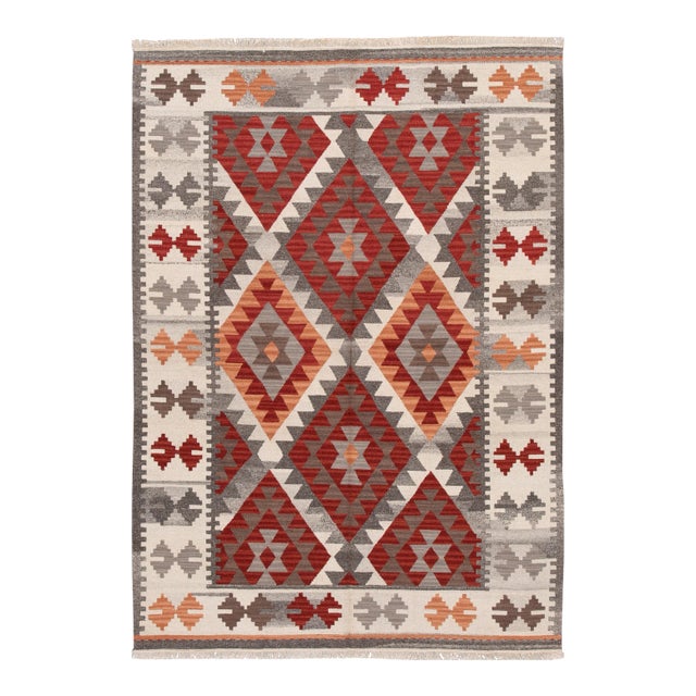 21st Century Modern Kilim Rug 4' 10'' X 6' 10'' For Sale