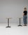 1970s French Iron Bistro Tables With Brass Tops - A Pair For Sale - Image 4 of 18