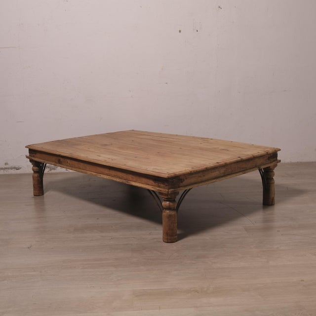 Vintage Indian Teak Coffee Table, 1960s For Sale - Image 13 of 18