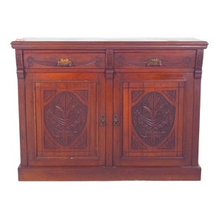 European Sideboard in Dark Wood For Sale