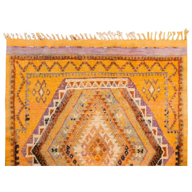 Vintage Mid-20th Century Moroccan Rug For Sale - Image 12 of 14
