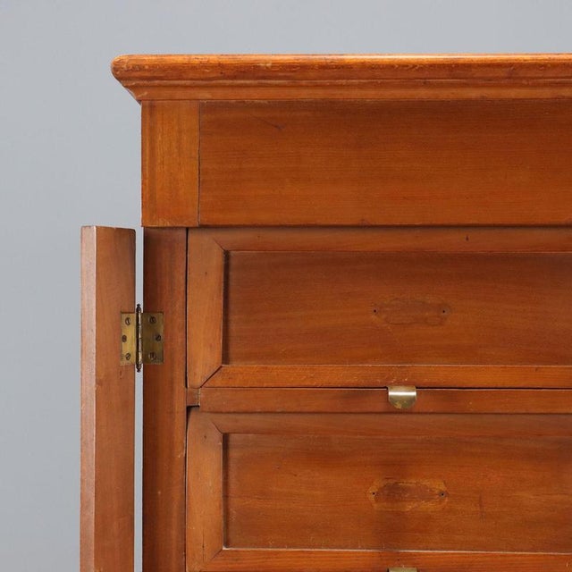 Antique 20th Century Chest of Drawers in Mahogany, Italy For Sale - Image 4 of 9