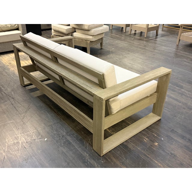 West Elm Portside Outdoor Sofa For Sale In San Francisco - Image 6 of 12