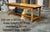 An excellent quality Solid Oak Farmhouse Dining Table of larger size easily accommodating 12 people. All pegged...