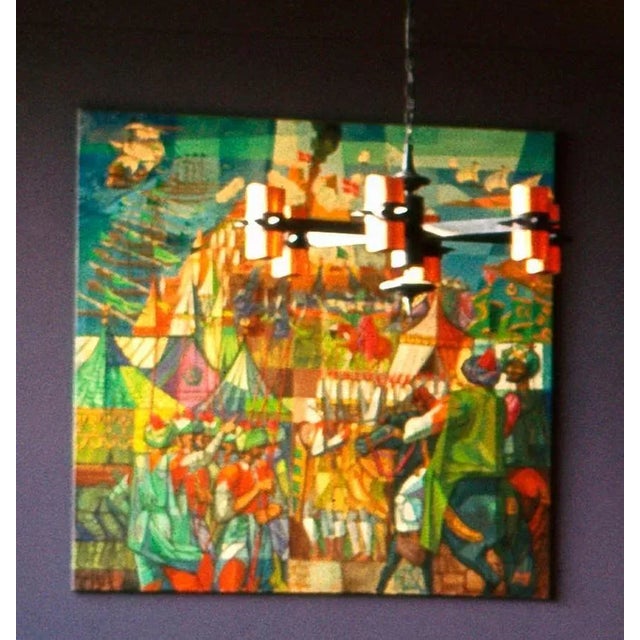 Retro Hotel Lobby of the 1970s Limited Edition, 1975 For Sale - Image 3 of 5