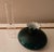 C Gray Chandlers 1882 Scotland Green Cased Glass Brass Gimble Wall Mount Lamp For Sale - Image 13 of 18