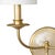 Traditional Southern Living Fisher Steel Double Sconce, Gold For Sale - Image 3 of 7