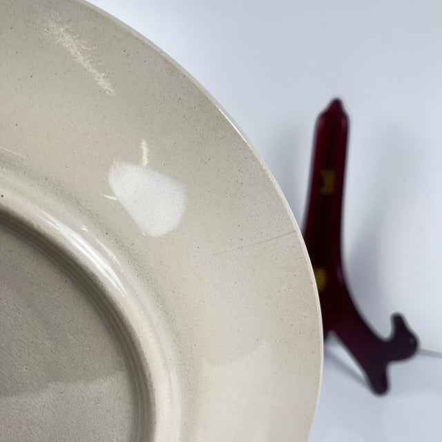 Vintage Dinner Plates from Longwy, 1930s, Set of 10 For Sale - Image 9 of 14