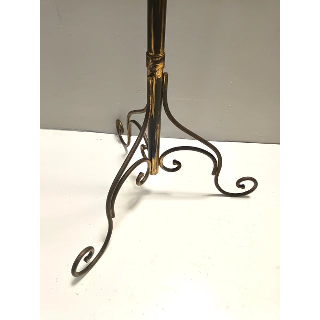 Brass Iron Hat and Coat Rack attributed to Meazza, Italy, 1960s For Sale - Image 13 of 15