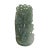 Carved Natural Green Jade Pendant With Parrot Play in Flowers Forest For Sale - Image 4 of 6