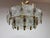 Mid-Century Glass and Brass Chandelier by Jaroslav Bejvl for Kamenicky Senov, 1970s For Sale - Image 9 of 10