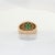 Green 4Ct Emerald Ring With Natural Diamond Accents: Solid 14k Gold, Size 6.75 For Sale - Image 8 of 8