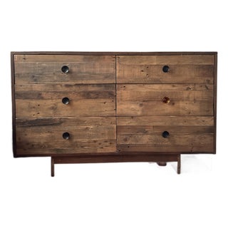 West Elm Emmerson Reclaimed Wood 6-Drawer Dresser For Sale