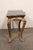An Italian Rococo style, serpentine console table, with marble top, from the 19th century. This antique table from Italy...