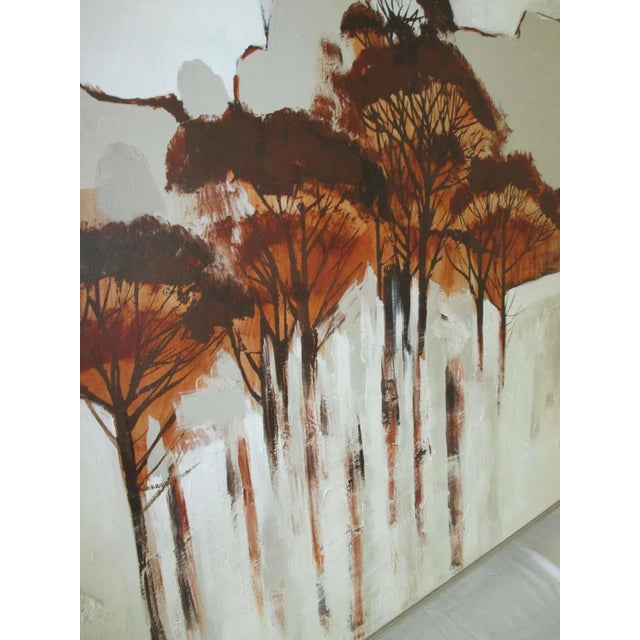 Mid 20th Century "Sunrise" Abstract Landscape Lee Reynolds Painting, Framed For Sale - Image 11 of 12