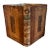 Antique 19th Century French Leather Bound Book Form Library Waste Paper Basket or Box for the Desk For Sale