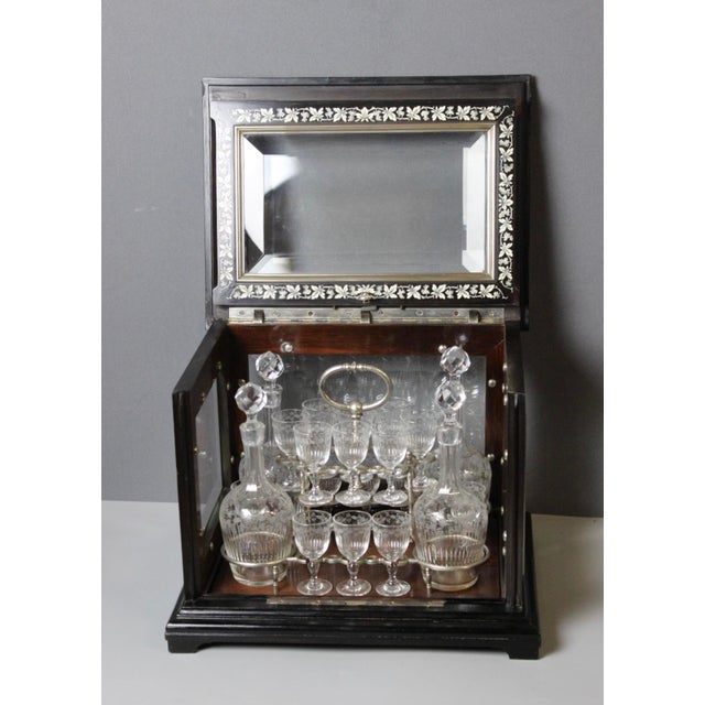 Napoleon III Liqueur Cellar with Grape Bunches, 1800s For Sale - Image 4 of 16
