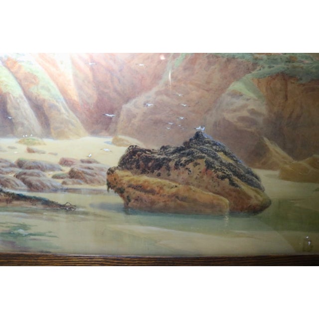 Antique 1800's Original William E. Croxford Seascape Coast Nautical Painting For Sale In New York - Image 6 of 12