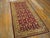 Late 19th Century 1890s Red Burgundy Floral Antique N. Indian Agra Rug 4' X 8'5" Handknotted Wool Carpet For Sale - Image 5 of 6
