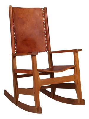 Rocking Chair attributed to Werner Biermann for Arte Sano Colombia, 1960
