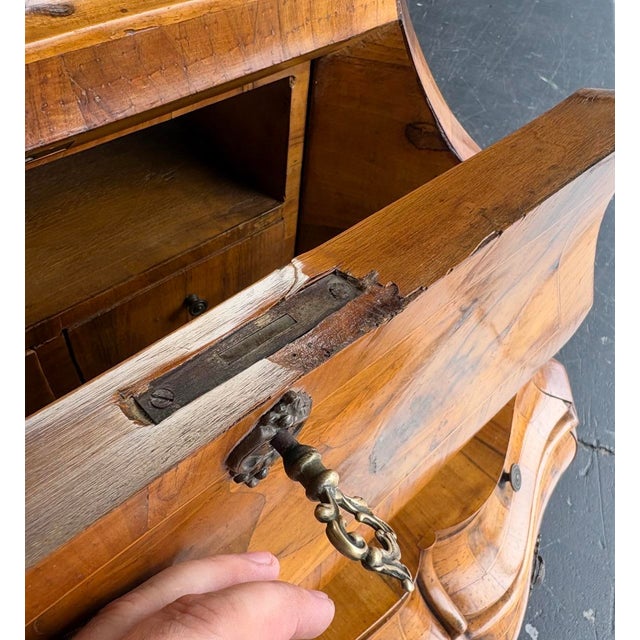 Late 1900s Italian Burl Secretary For Sale - Image 16 of 17